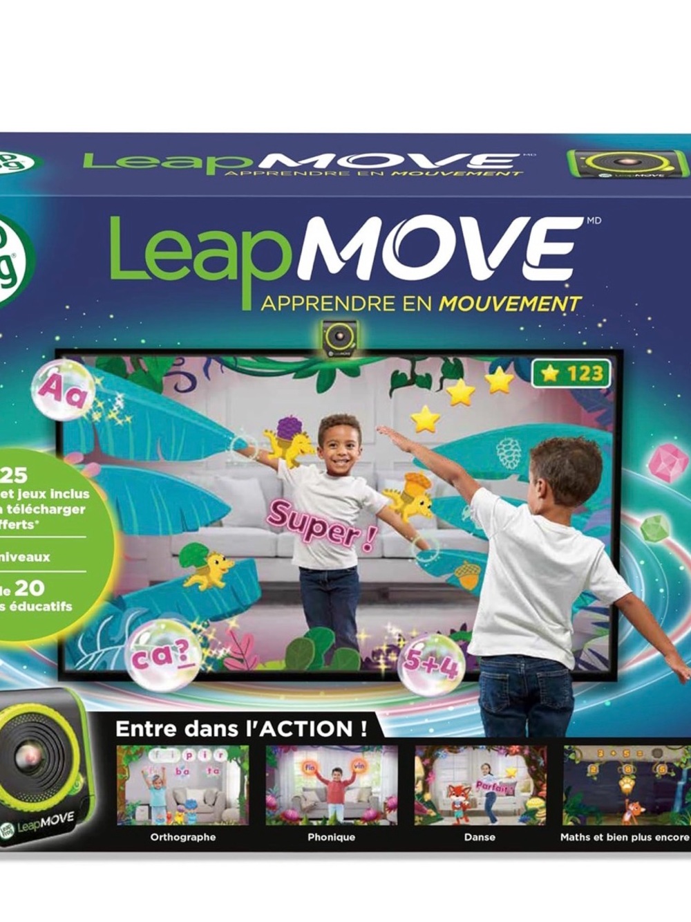 LeapFrog LeapMOVE Interactive Learning Game - Teal & Navy